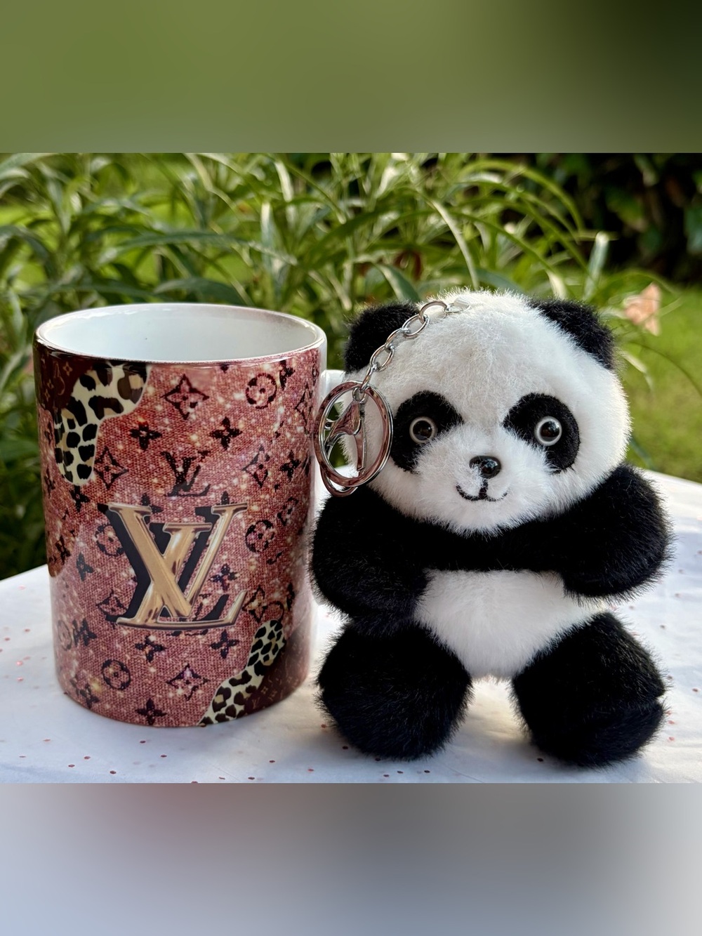 NEW LARGE Panda Plush Cute Keychain, Backpack Charm, Bag Charm..etc…For Kids